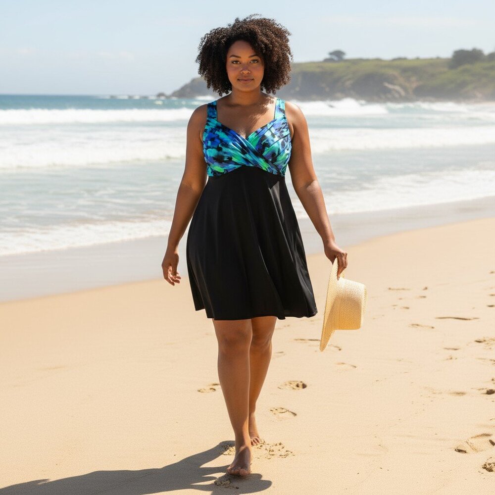 Longitude Swim Dress Plus Size 18